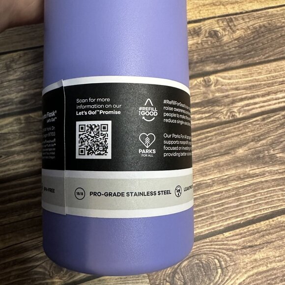 NWT HydroFlask 24oz Wide Flex Cap *Never Used* (Lupine) - Picture 12 of 12